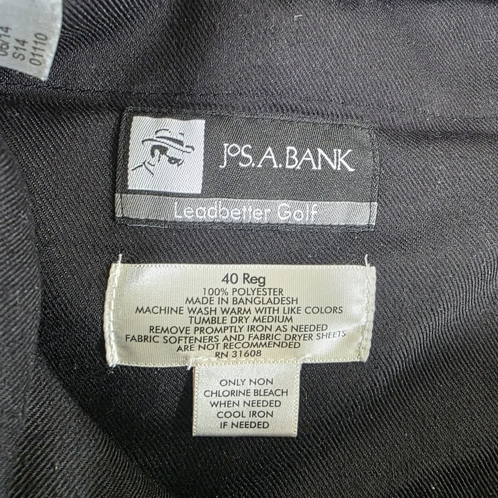 Jos. A. Bank Navy Pleat Front Leadbetter Golf Shorts